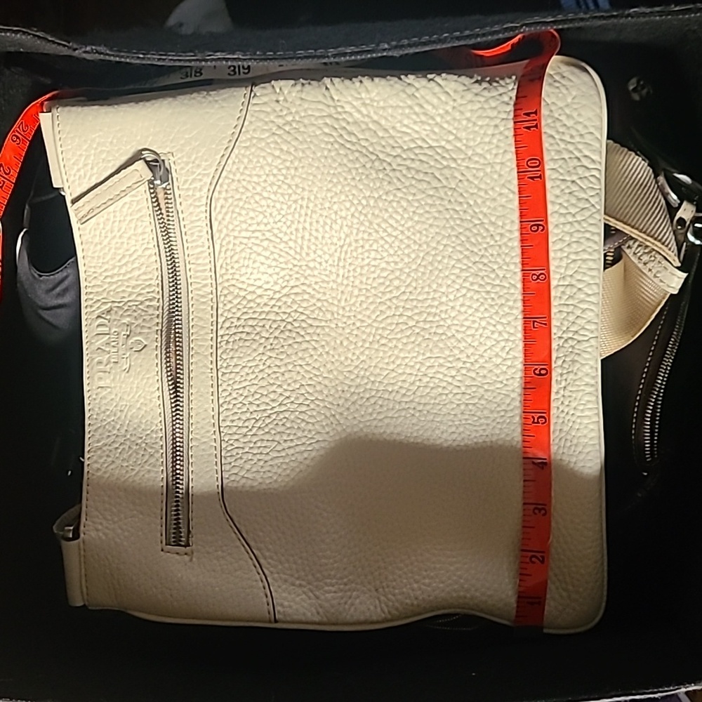 Prada Cream Leather Satchel - Picture 9 of 9